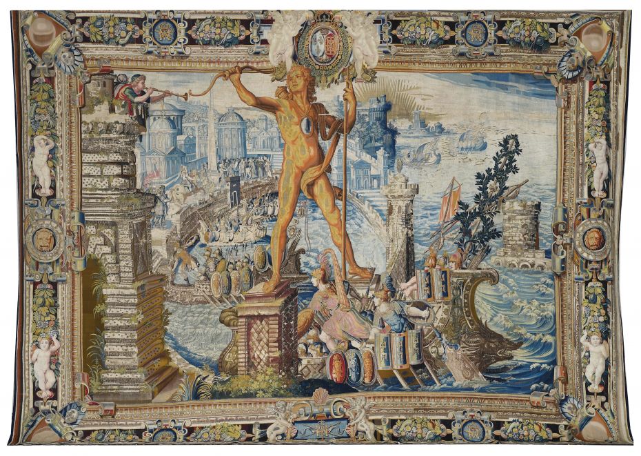 Tapisserie « Le Colosse De Rhodes Mobilier National